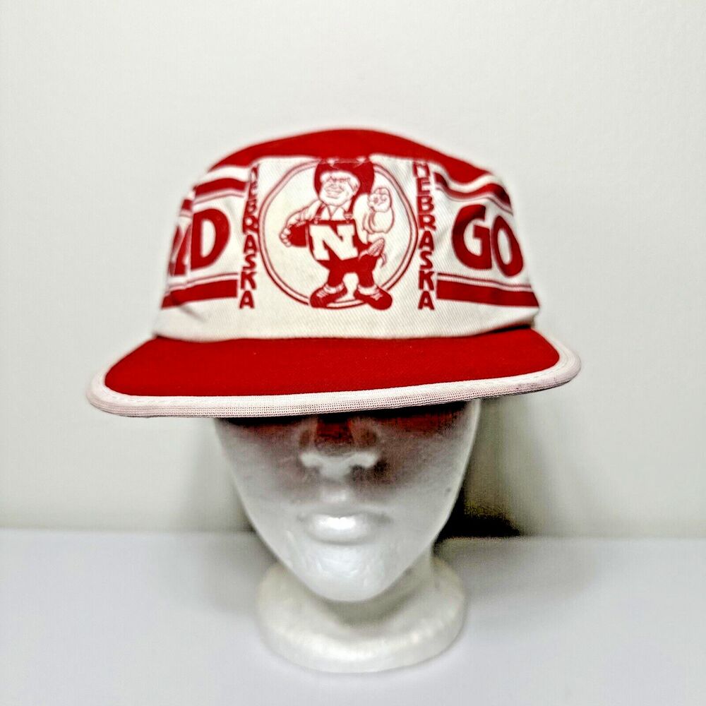 Nebraska Red and White Go Big Red Hat Friday Division of Roach Inc VTG